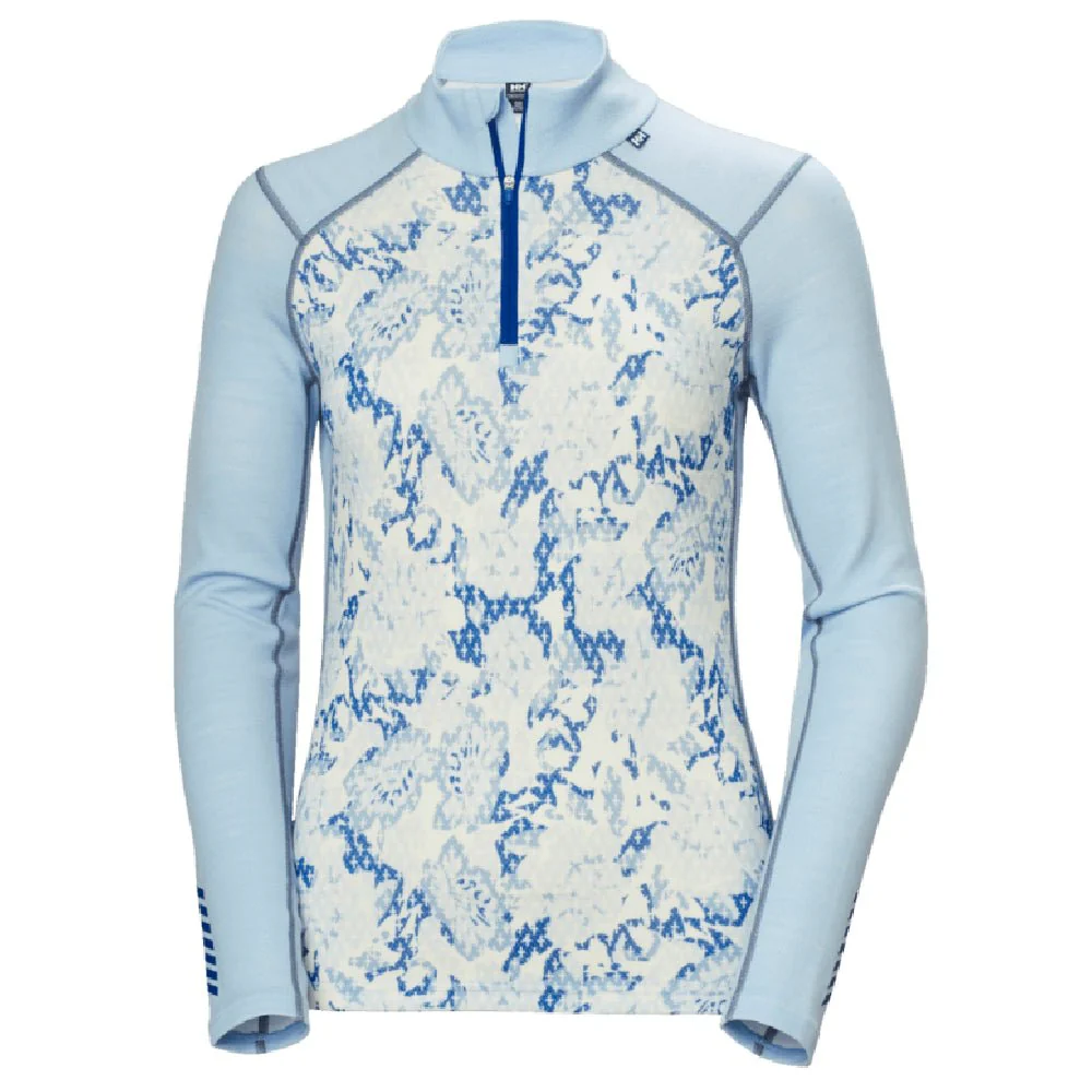 Helly Hansen Merino Midweight Graphic Womens Halfzip 2023 - Image 5