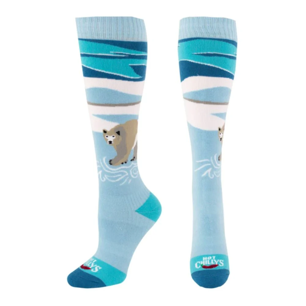 Hot Chilly's Blue Skies Mid Vol Womens Sock - Image 2