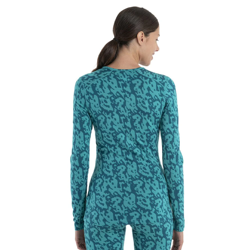 Icebreaker Merino 200 Macro Forms Womens LS Crewe - Image 6