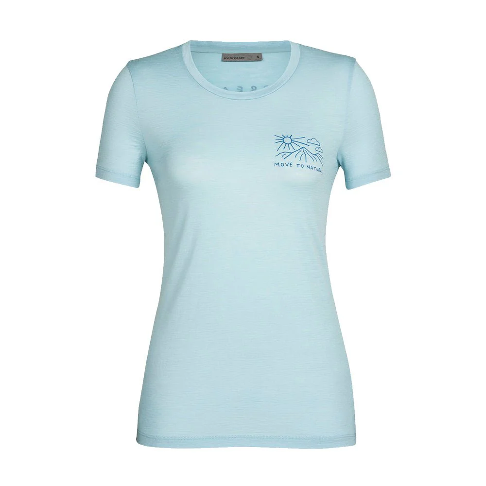 Icebreaker Tech Lite II Mountain Lake Womens Tee - Image 6