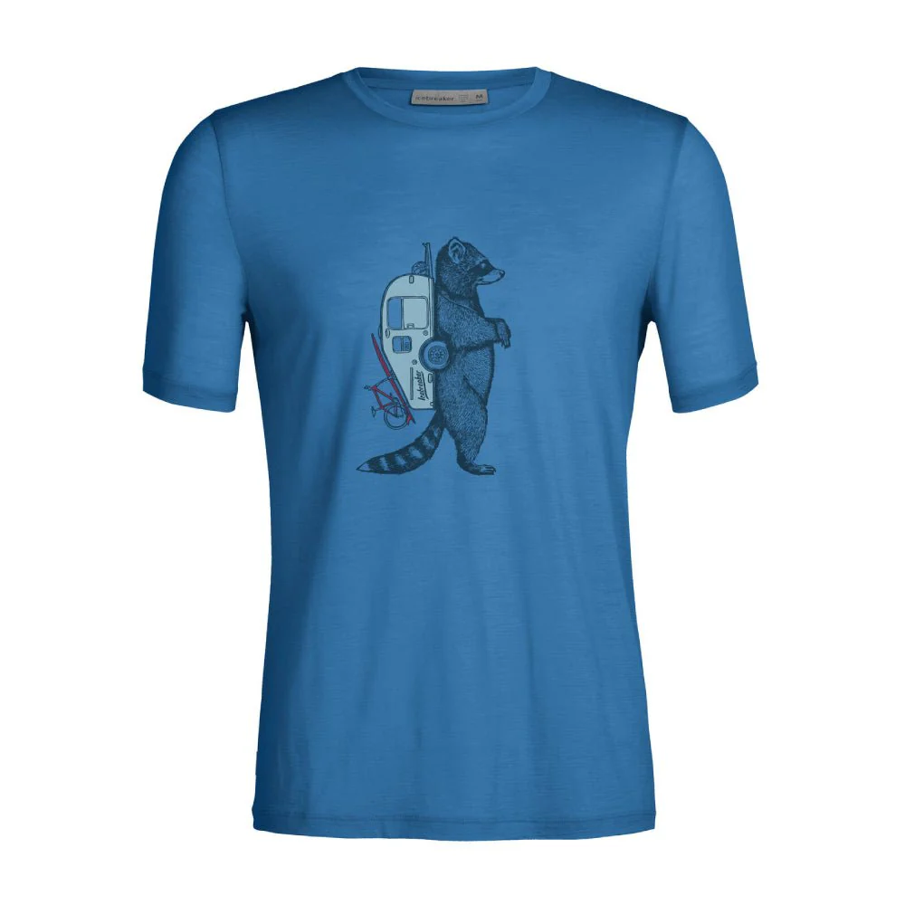 Icebreaker Tech Lite II Waschbar Wandering Mens SS Tee - Image 5