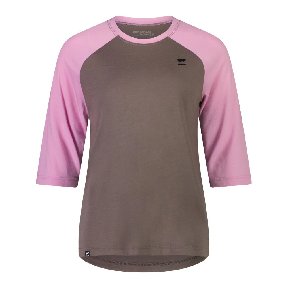 Mons Royale Tarn Merino Raglan 3/4 Sleeve Womens Jersey - Image 4