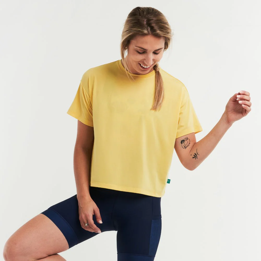 Peppermint Gravel Crop Womens T-Shirt - Image 3
