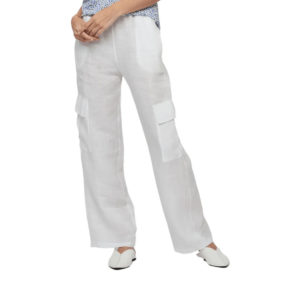 Pistache Womens Linen Cargo Pant 2024 - Image 11