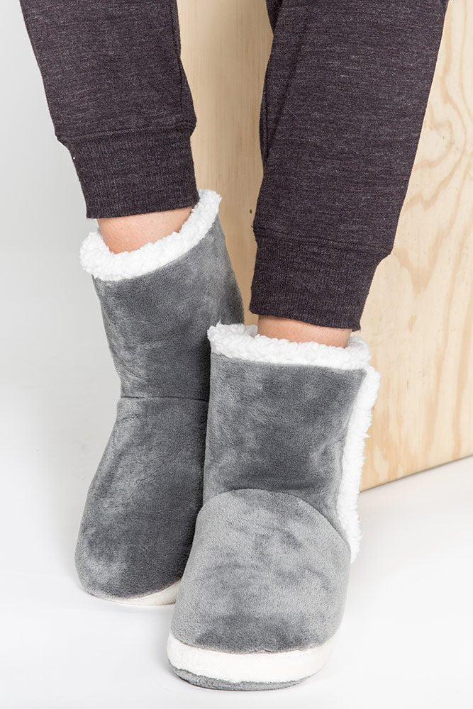 PJ Salvage Ladies Plush Bootie Slipper 2019 - Image 4