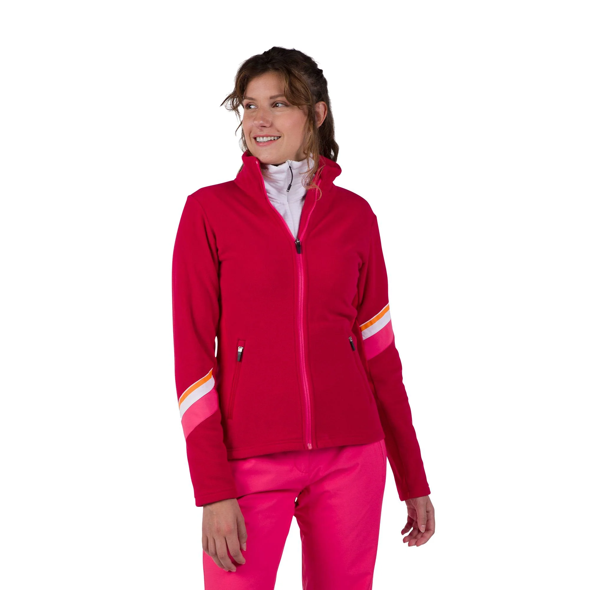 Rossignol Strawpile Womens Full Zip Fleece 2025 - Image 4