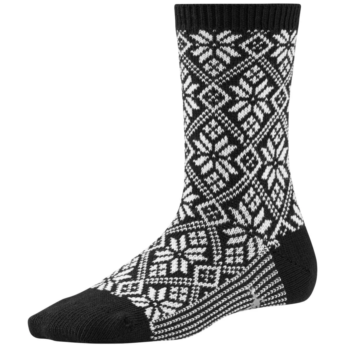 Smartwool Traditional Snowflake Ladies Crew Sock 2019 - Image 2