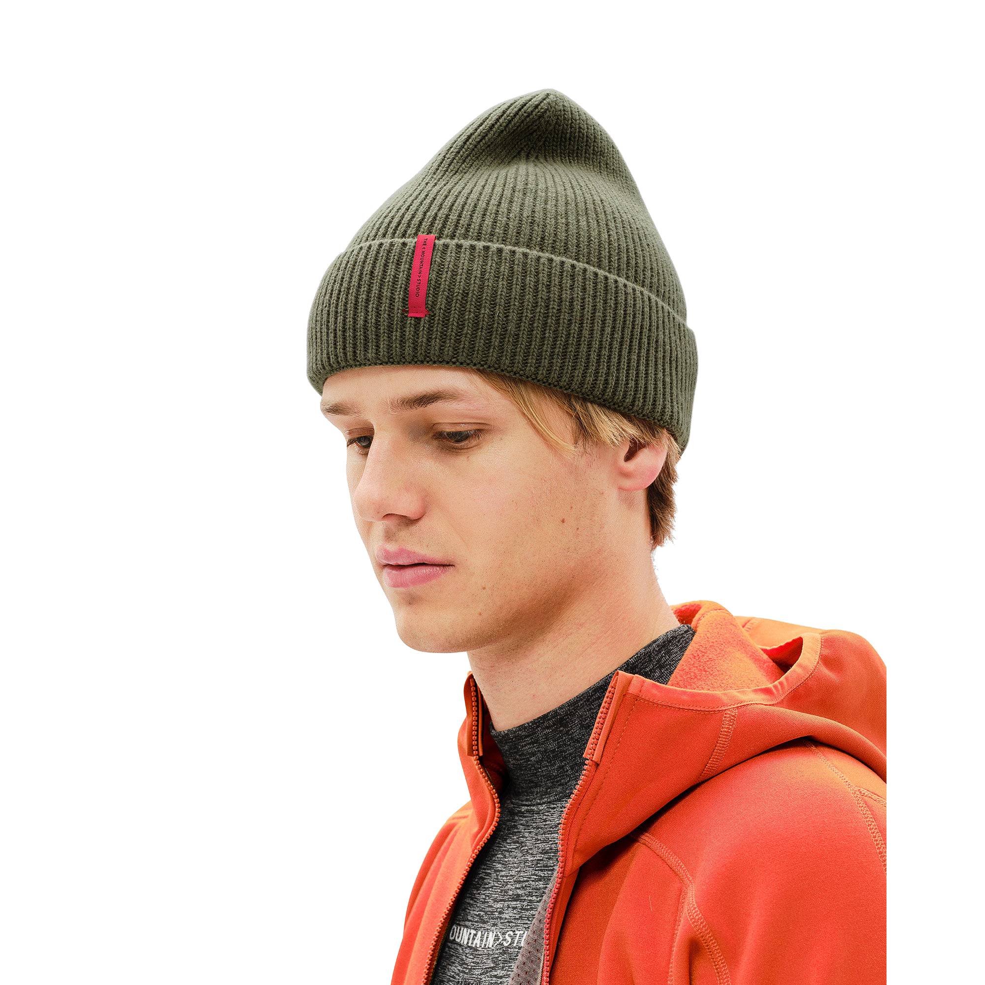 The Mountain Studio Wool Rib Adult Beanie - Image 4